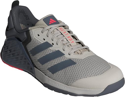Adidas Unisex-Adult Dropset 3 Training, Wonder Alumina/Onix/Lucid Red, 13