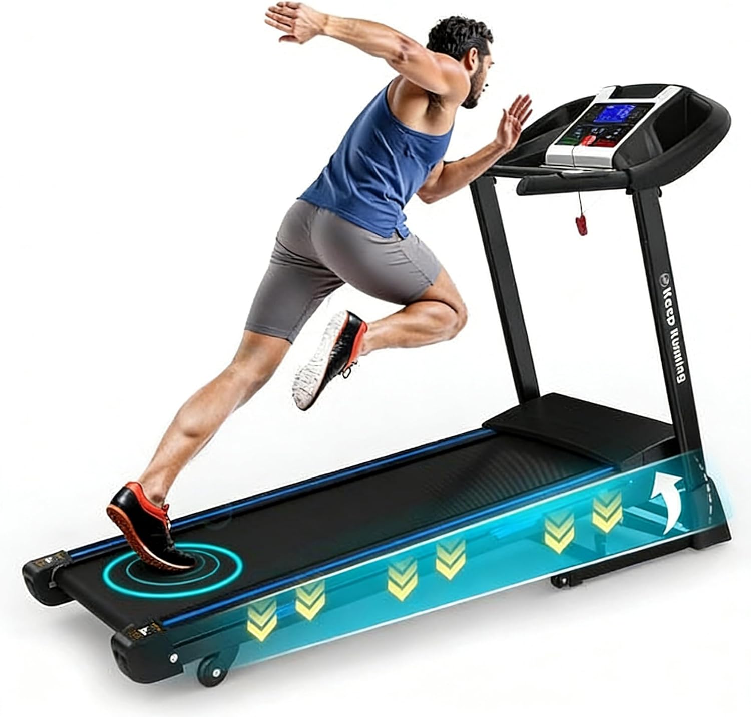 Caminadora Eléctrica Plegable fullarrive 3.5HP, 330 lbs, Inclinación