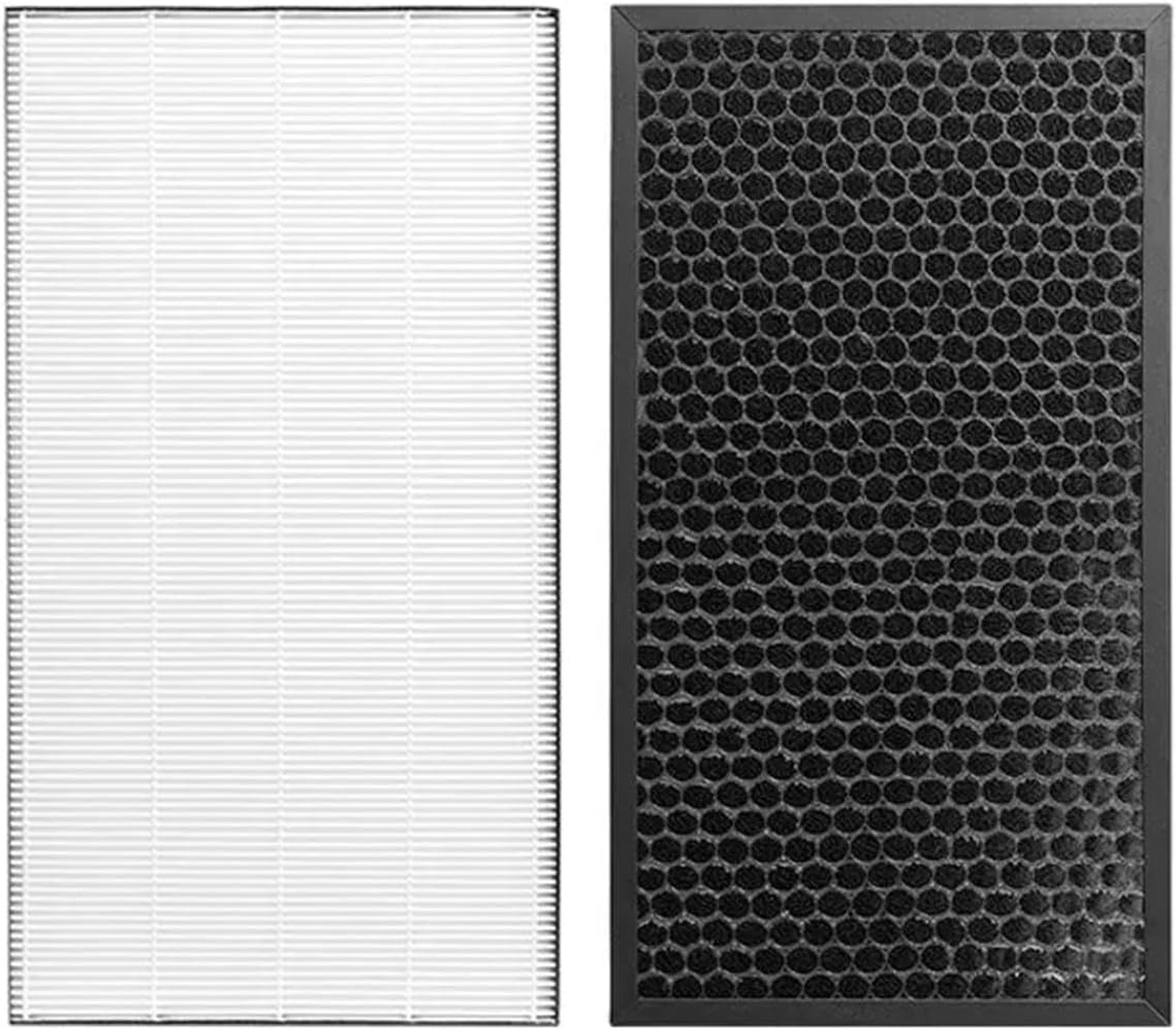 Hepa 13 Filter ，Compatible for Sharp ，True HEPA Filter FZ-P11HFU Active Carbon Deodorizing Filter FZ-J80DFU for Models KCP70UW & KCP110UW