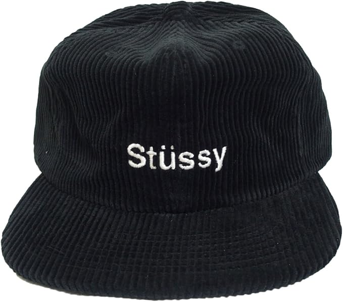 Amazon ステューシー Stussy キャップ コーデュロイ Cord Strapback Cap メンズ レディース Black 並行輸入品 キャップ 通販