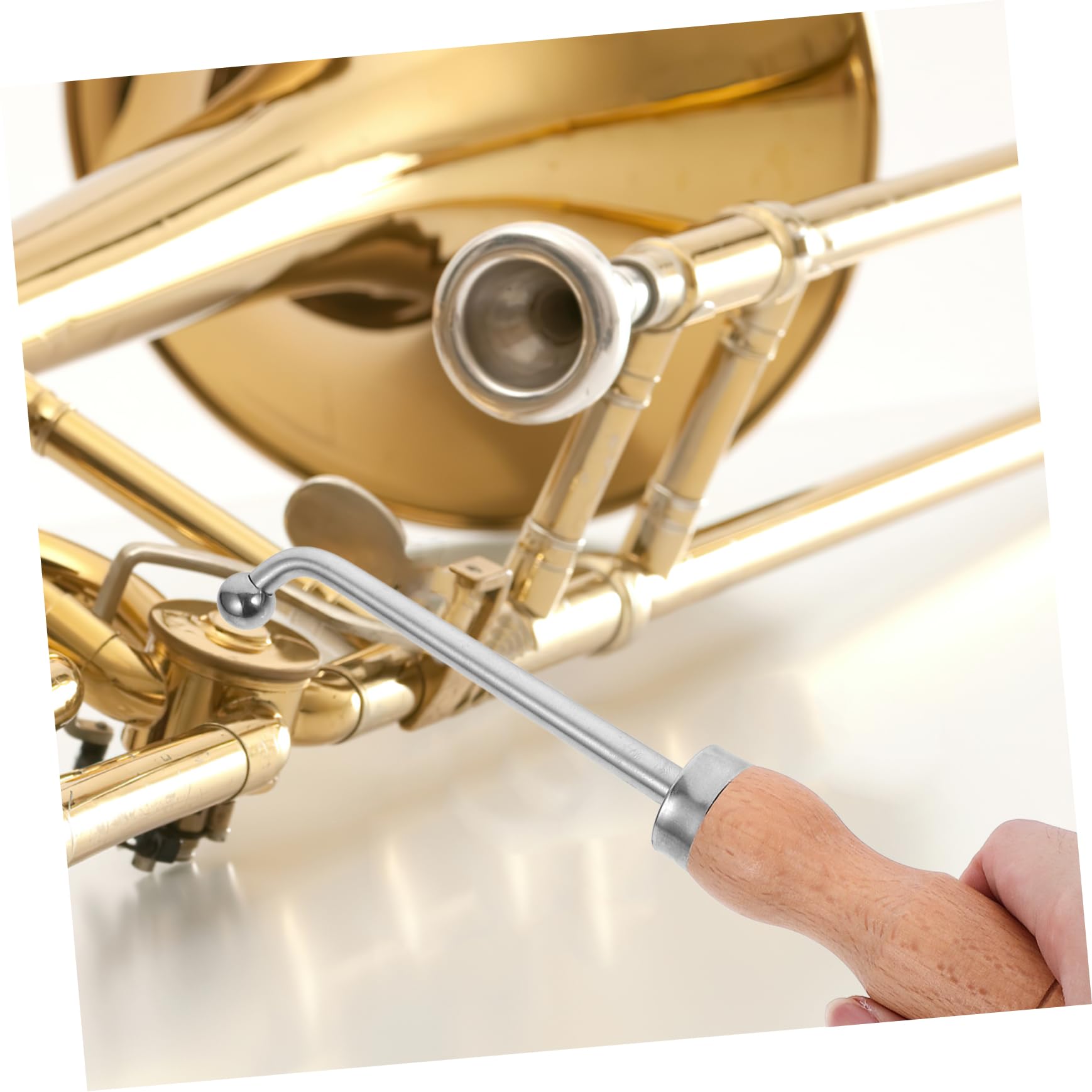 VICASKY 2juegos Herramientas De Reparación Para Instrumentos De Viento Incluye Bolas Herramientas Para Mantenimiento De Trompetas Accesorios Prácticos Para Reparación De Instrumentos
