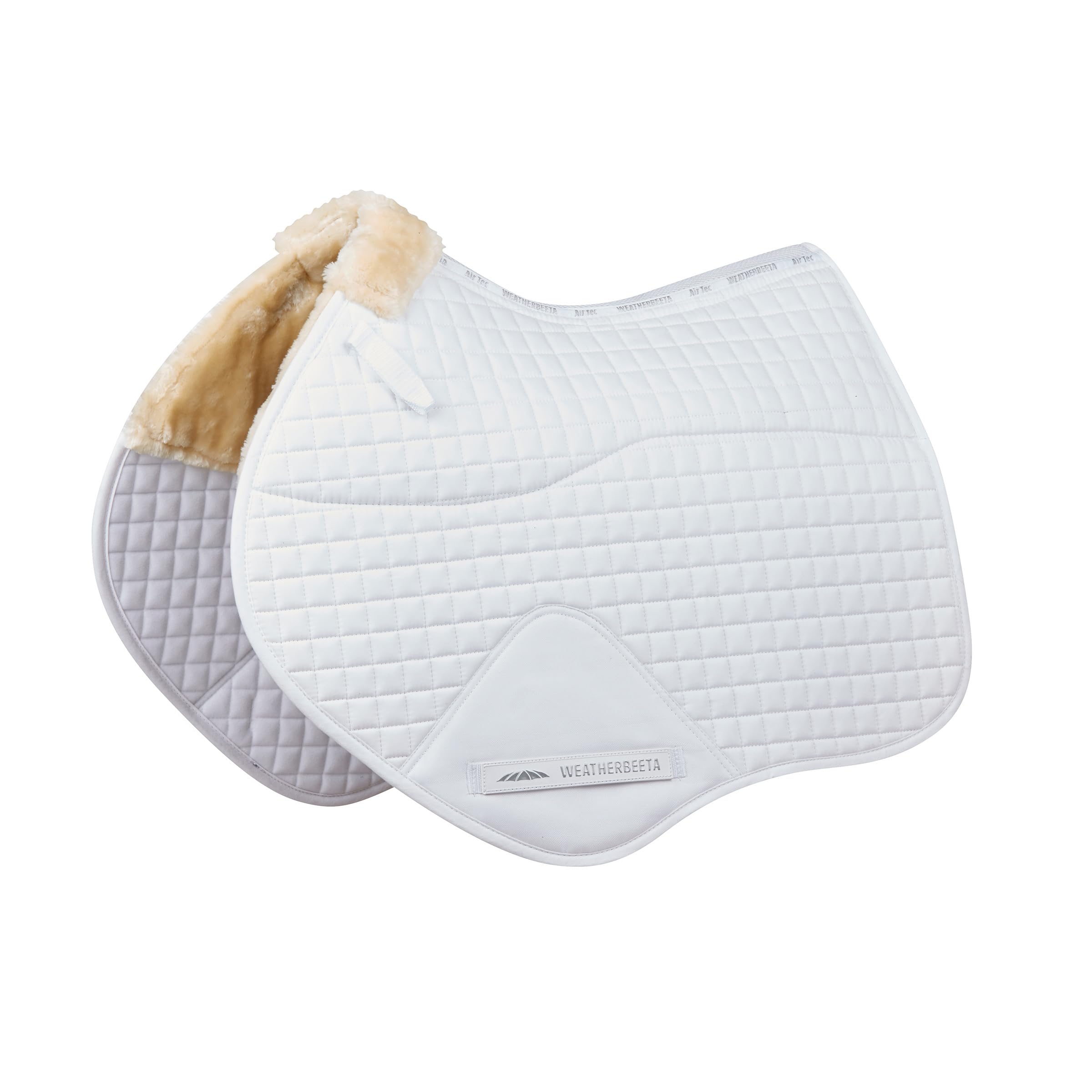 WeatherBeeta Prime Bequem Vlies Springen Geformt Sattel Unterlage 1006967 - White