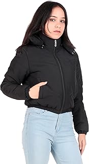 brazo Girls and Women's Short Regular Fit Jacket For Winter Wear | Hooded Neck | Full Sleeve | Zipper | Casual Jacket For Woman & Girl | Western Stylish Jacket-picture-15