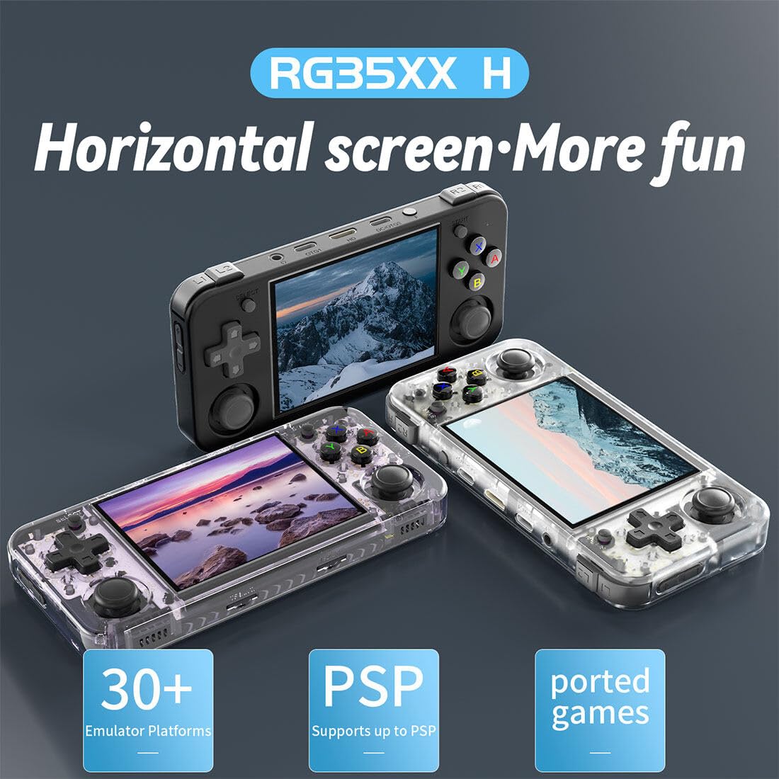 RG35XX H 3,5 Zoll IPS 64G mit 4800 Spielen