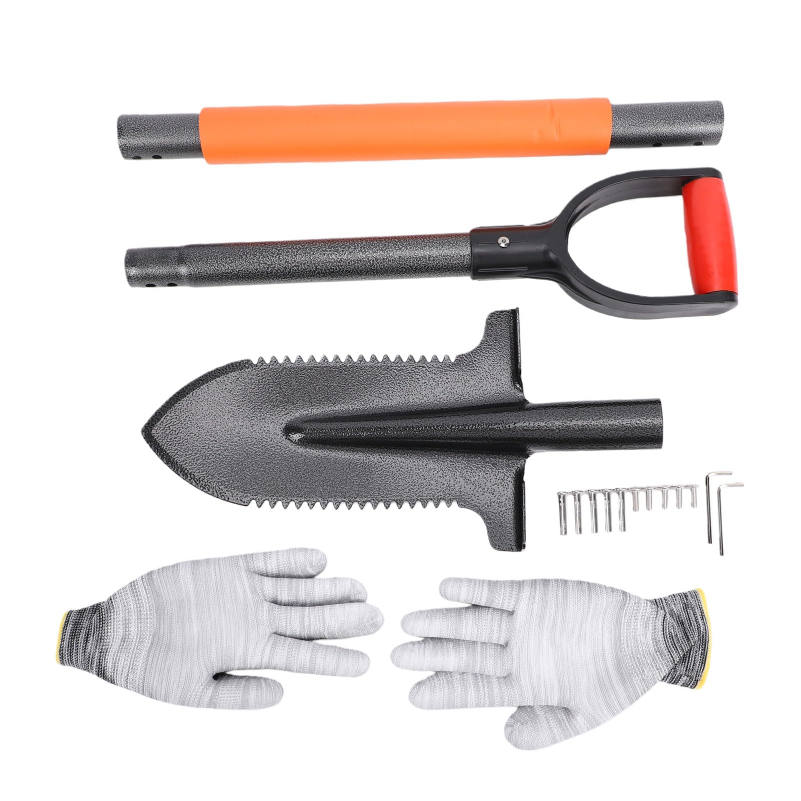 Vanga Radice con Pala, 20 Denti Rilevabile Metal Detecting Shovel