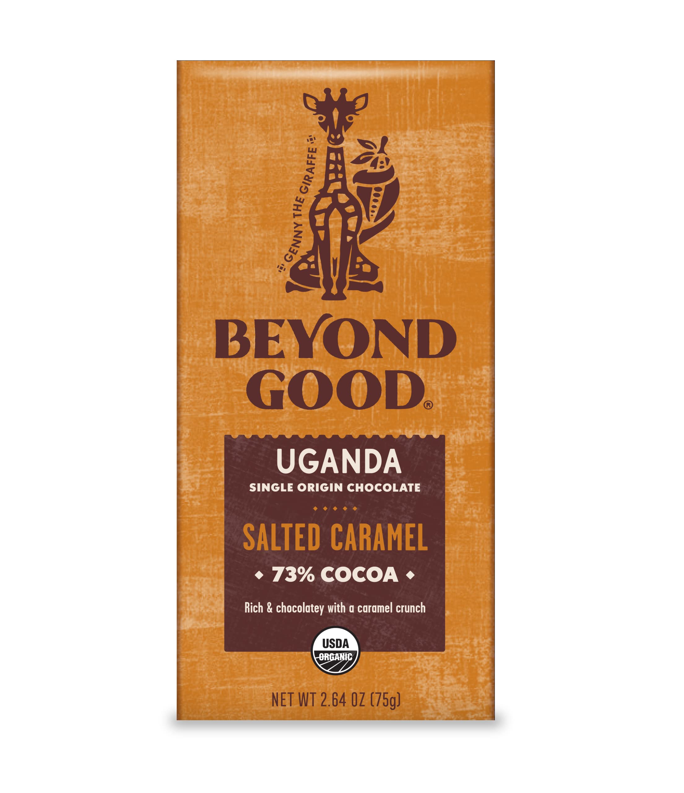 Beyond Good Organic Salted Caramel Chocolate Bar, 2.64 Oz