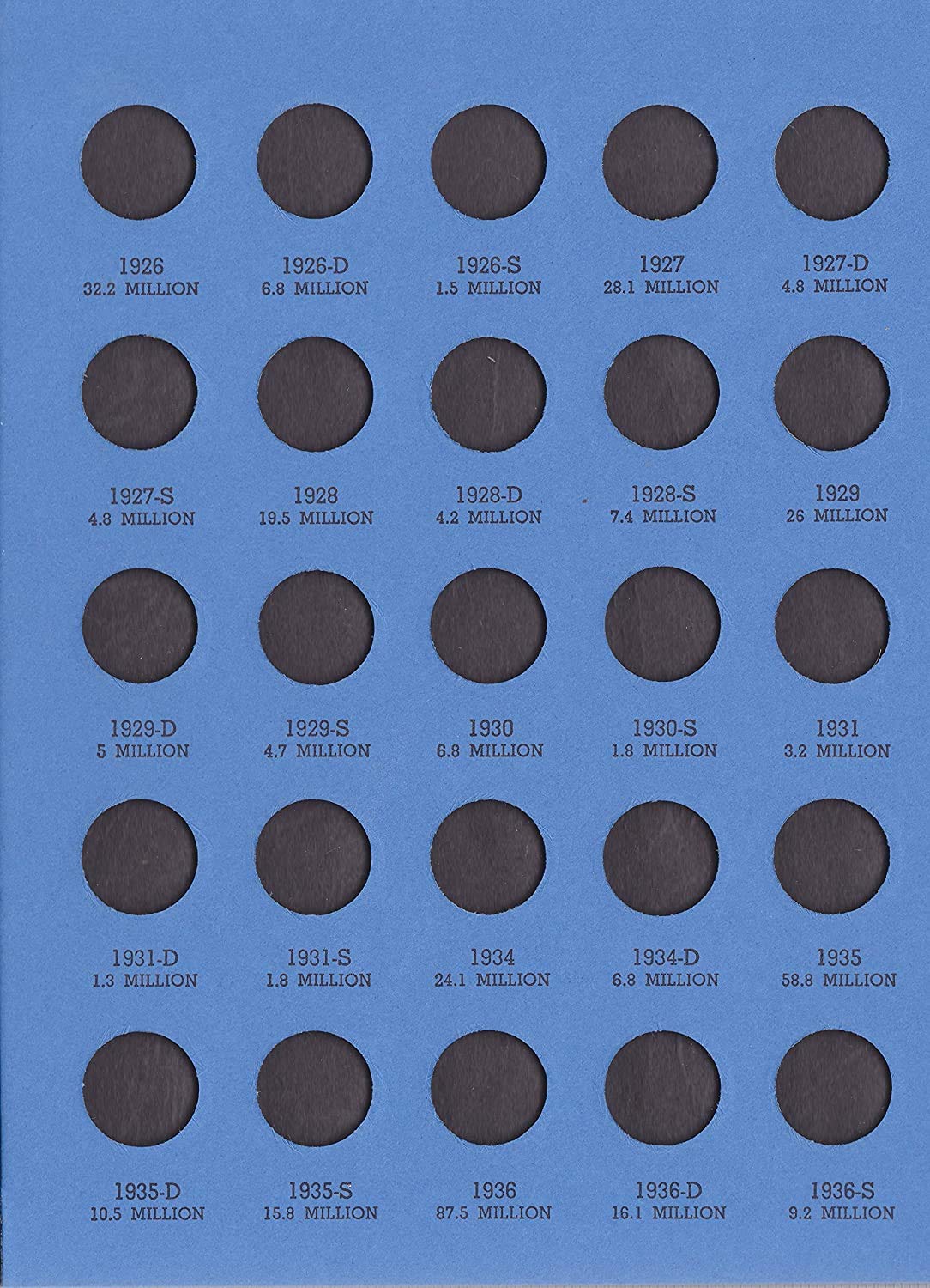 Amazon.com: Whitman Mercury Dime Folder (1916-1945) #9014