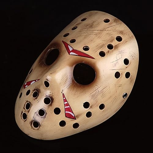 Miniatura 3 de Freddy vs Jason - Máscara de hockey de resina para Halloween, fiesta de baile de disfraces, accesorios