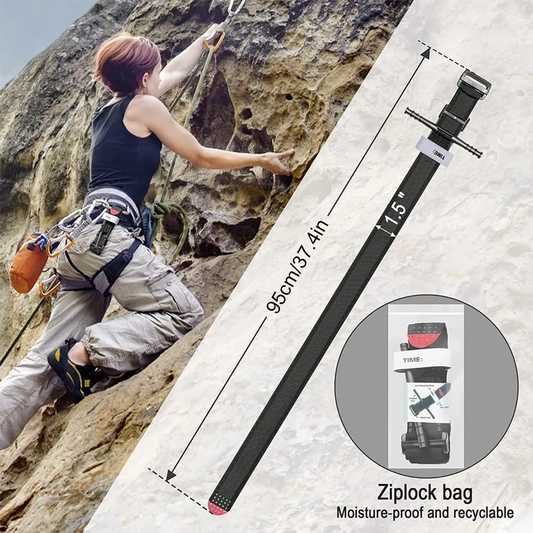 Tourniquet, kit medico laccio emostatico, emergency kit, 2 Pezzi laccio emostatico con asta in nylon rinforzata 65cm, Kit pronto soccorso per escursioni, sport e outdoor