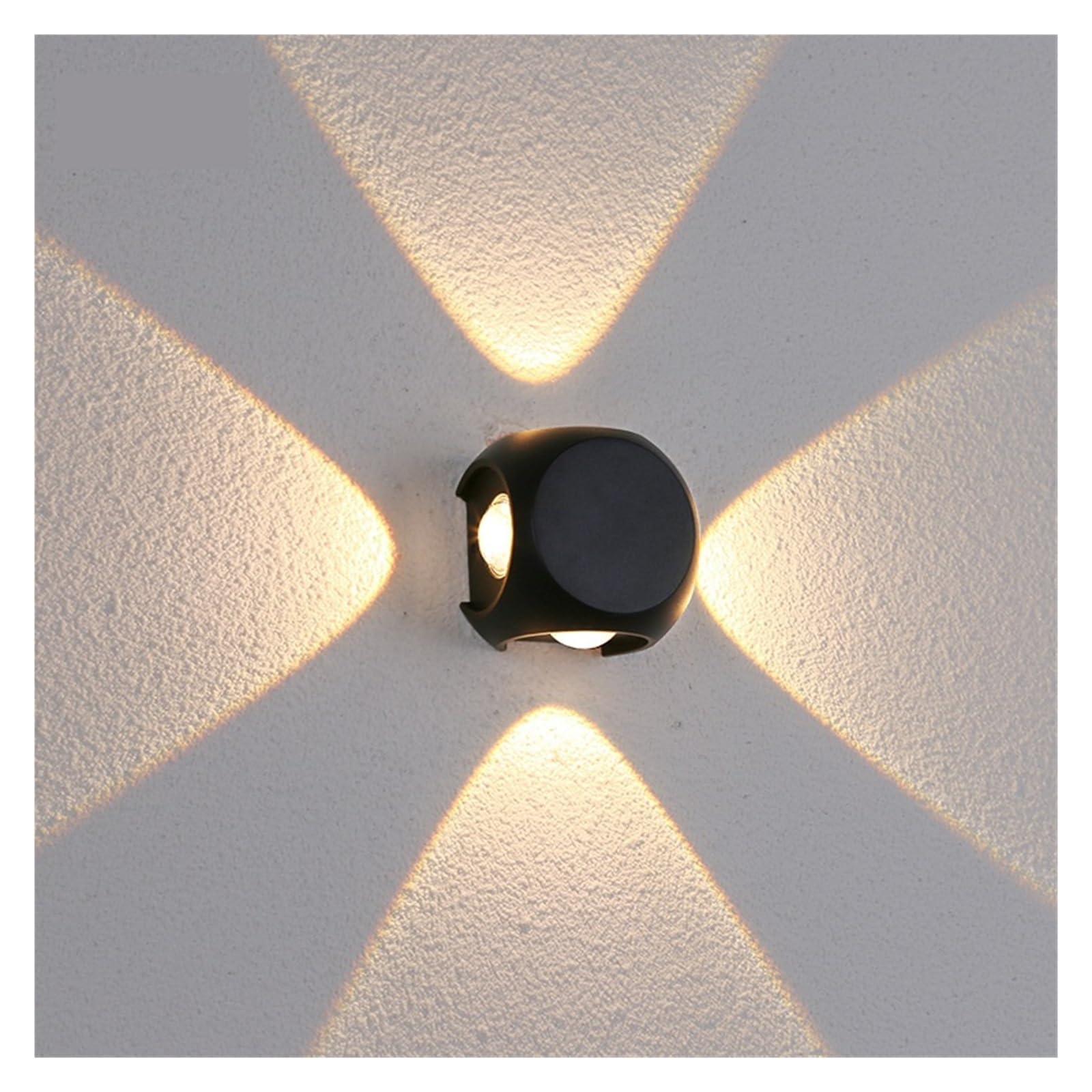 Appliques murales extérieures haut et bas éclairage double flux