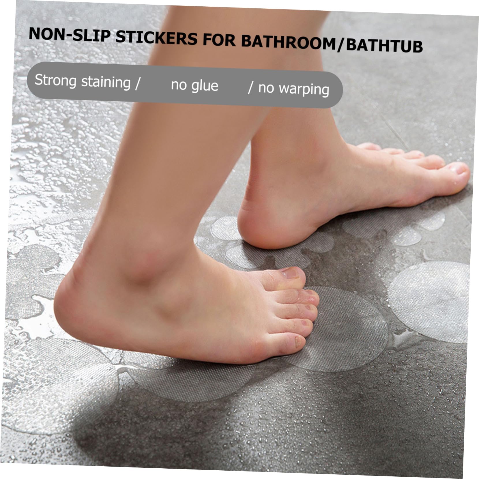 3 Juegos De Pegatinas De Ducha para Baño Antideslizantes para Bañera Cocina Escaleras 16 Unidades X 3 Unidades