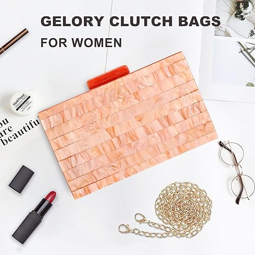 Miniatura 4 de Acrylic Clutch Bag Women'S Evening Handbag Plexiglas Box Crossbody Bag