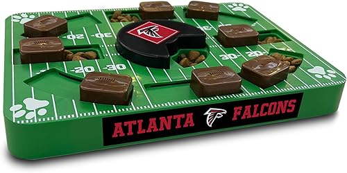 Miniatura 6 de Pets First NFL Atlanta Falcons - Juguete de rompecabezas, juguete interactivo para perros