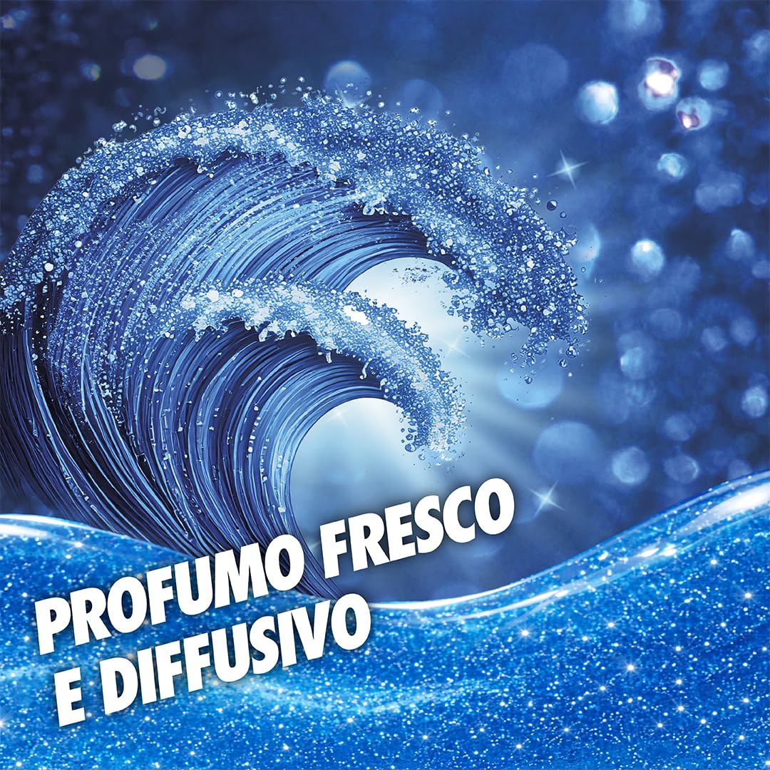 Wc Net - Brilliant Gel Salty Breeze, Detergente Liquido per Wc, Formula Brillante con Cristalli Minerali, Igiene Profonda, Azione Anticalcare, Profumo Fresco, 700 ml