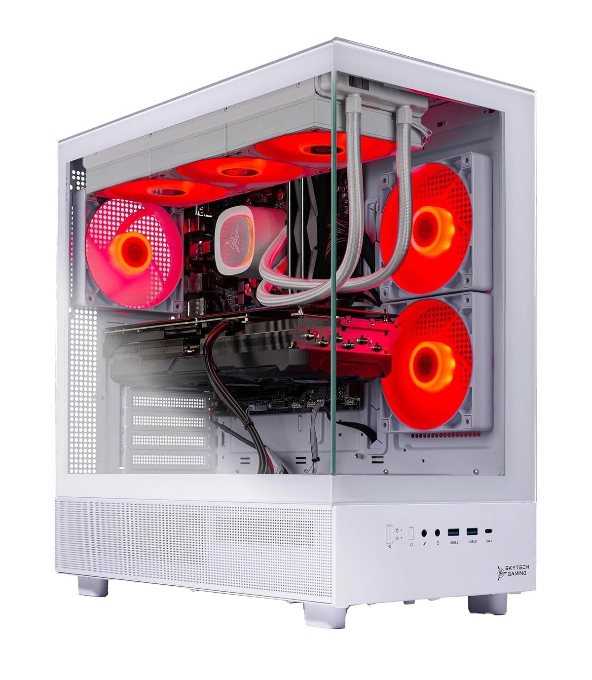 Amazon.com: Skytech Gaming PC Azure 3, Ryzen 7, RX 9070 XT, 32GB