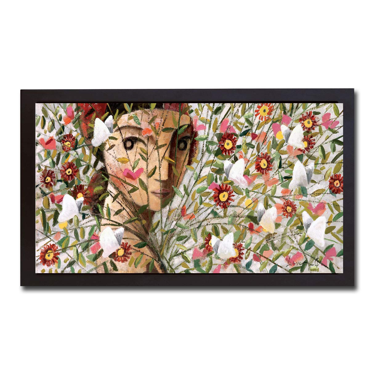 The Thief by Didier Lourenco Premium Gallery-Wrapped Canvas Giclee with Black Floater Framing (14 in x 26 in Framed Size, Ready-to-Hang)