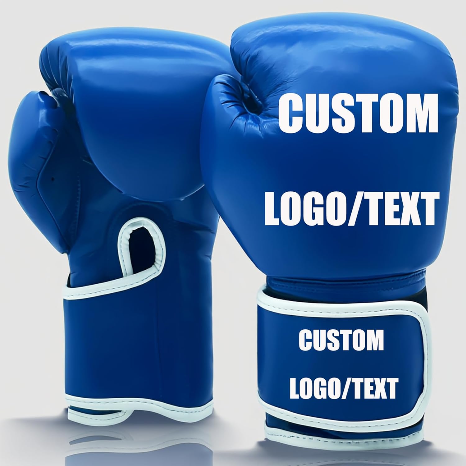 Custom Boxing Gloves, Microfiber Leather Personalized with Photo, Text, Colors or Logo, Training Customized Gloves for Sparring Adult Men Women