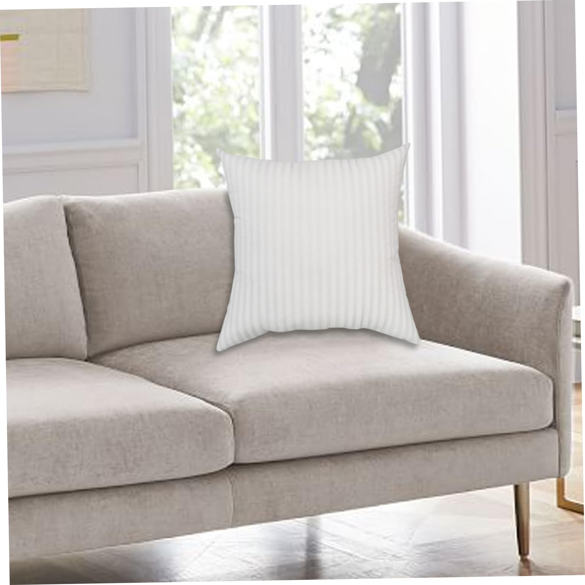 Inserti per cuscini 17x17 morbidi traspiranti lavabili bianco per divano letto