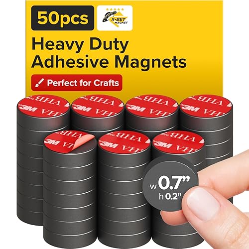 Miniatura 7 de X-bet MAGNET Imanes resistentes para manualidades, imanes redondos ultra fuertes para bricolaje, organización y decoración del espacio en el hogar,