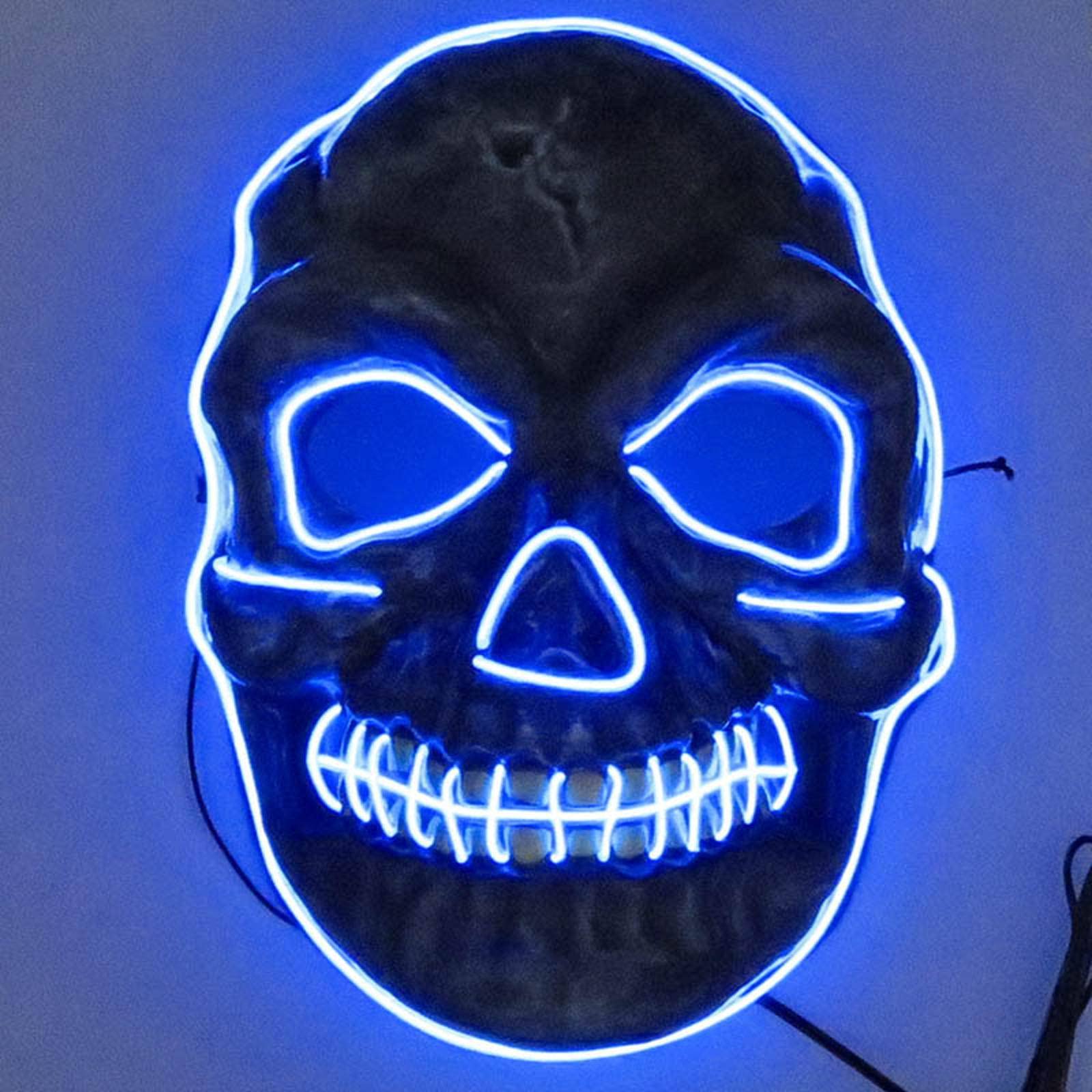 NC Halloween Masks, Horror Masks, Role-playing, Voice Control, LED Glowing Masks, Holiday Party Gifts
