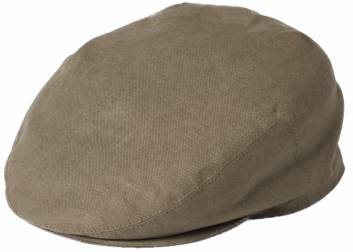 Failsworth Hats Irish Linen Flat Cap - Khaki 7