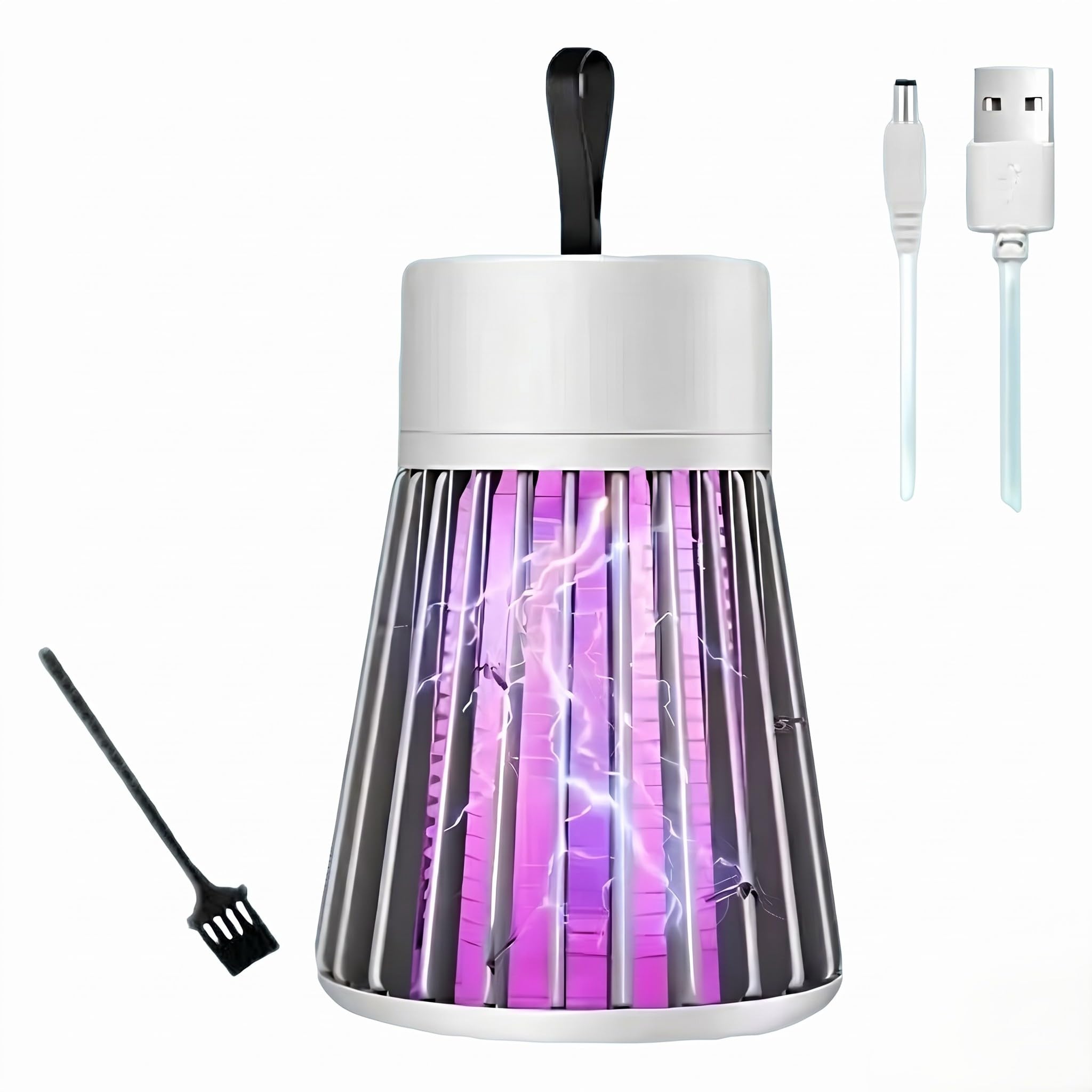 Electric UV Bug Zapper Mosquito Killer Wall Plug-in | Silent UV Bug Zapper | Chemical-Free Mosquito Killer | Safe Indoor & Outdoor Pest Control | Cleaning Brush-image-2
