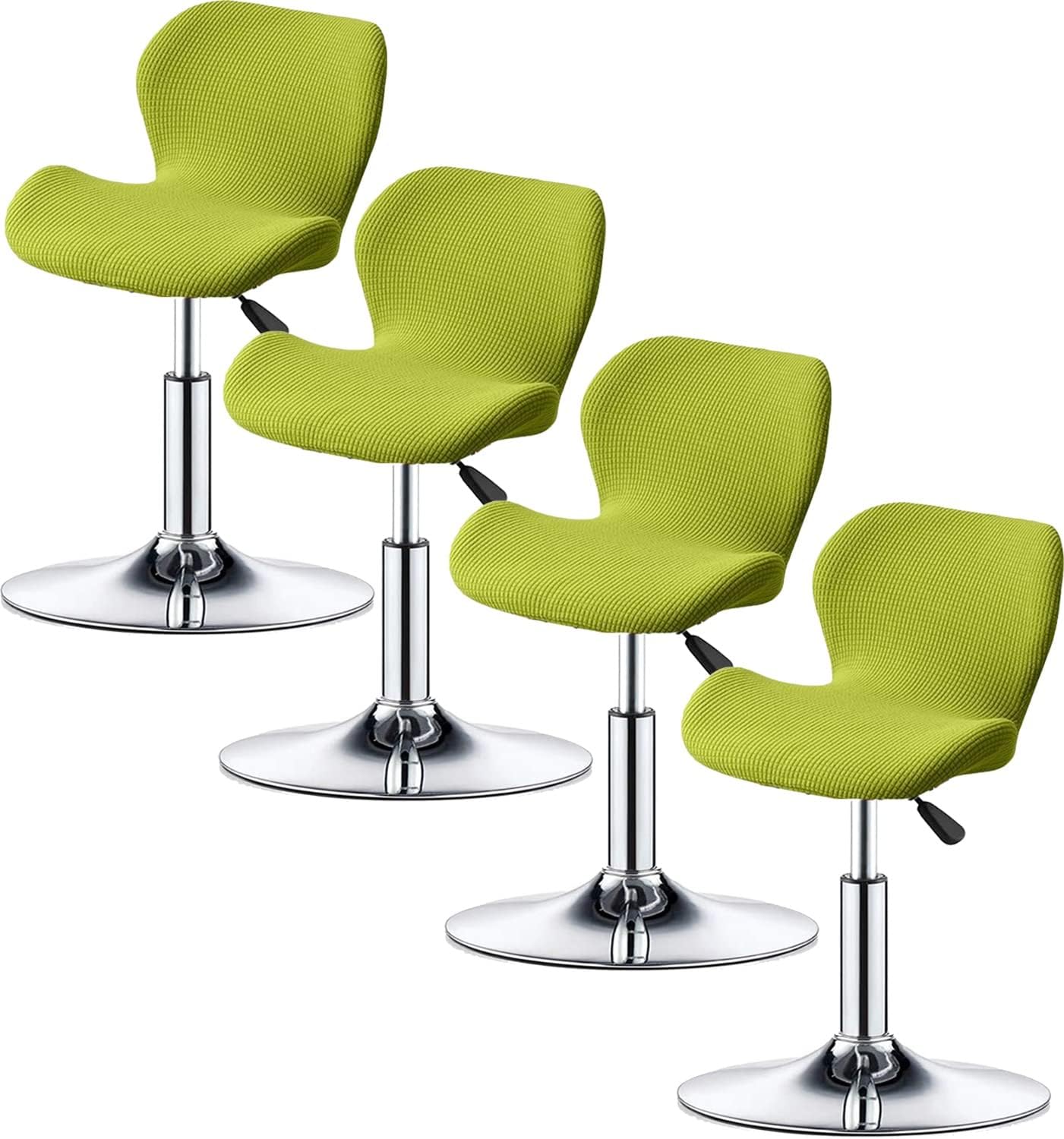 ELYSYSRL Bar Stool Cover Set of 2/4/6 Shell Back Adjustable Swivel Bar Stools Slipcover,Barstool Protector Covers for Dining Room Kitchen (Color : #5, Size : 4pcs)