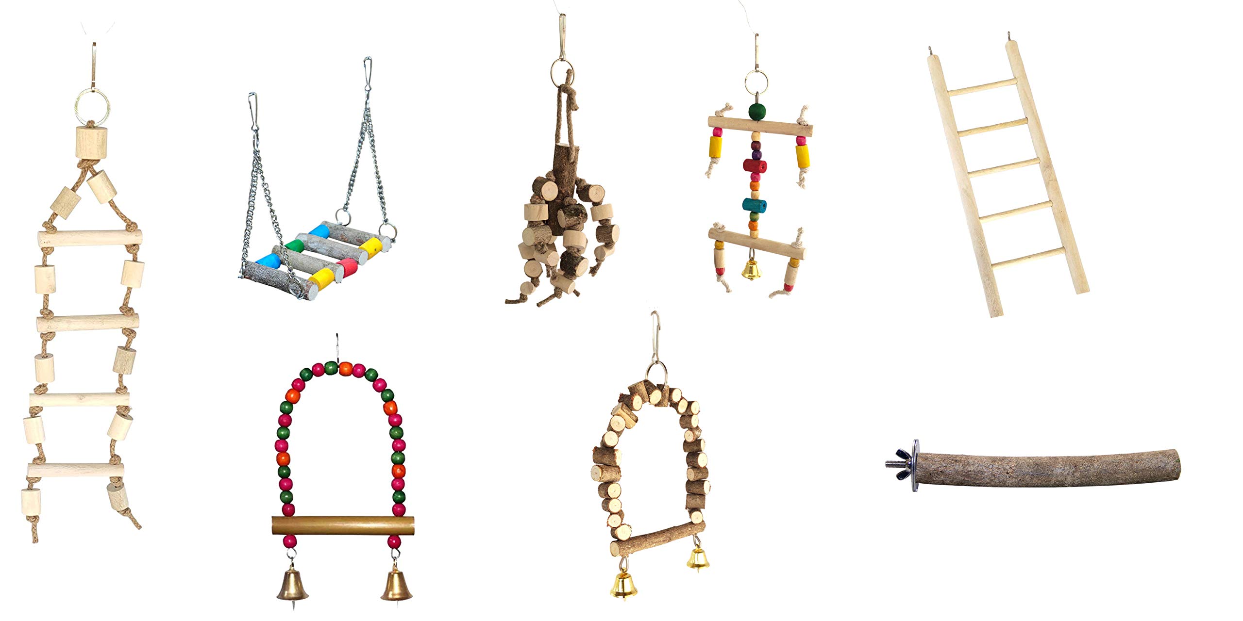 See full amazon price history chart for KSK 8 Pack Bird Parrot Chewing Swing Toys Set, Bird Hanging Bell Perches, Parrot Hammock Wooden Cage Stands for Small Parakeets, Cockatiels, Conures, Love Birds, Finches. KSK 8 Pack Bird Parrot Chewing Swing Toys Set, Bird Hanging Bell Perches, Parrot Hammock Wooden Cage Stands for Small Parakeets, Cockatiels, Conures, Love Birds, Finches. (B00VHW4M8Q) Amazon Price History, Amazon Price Tracker