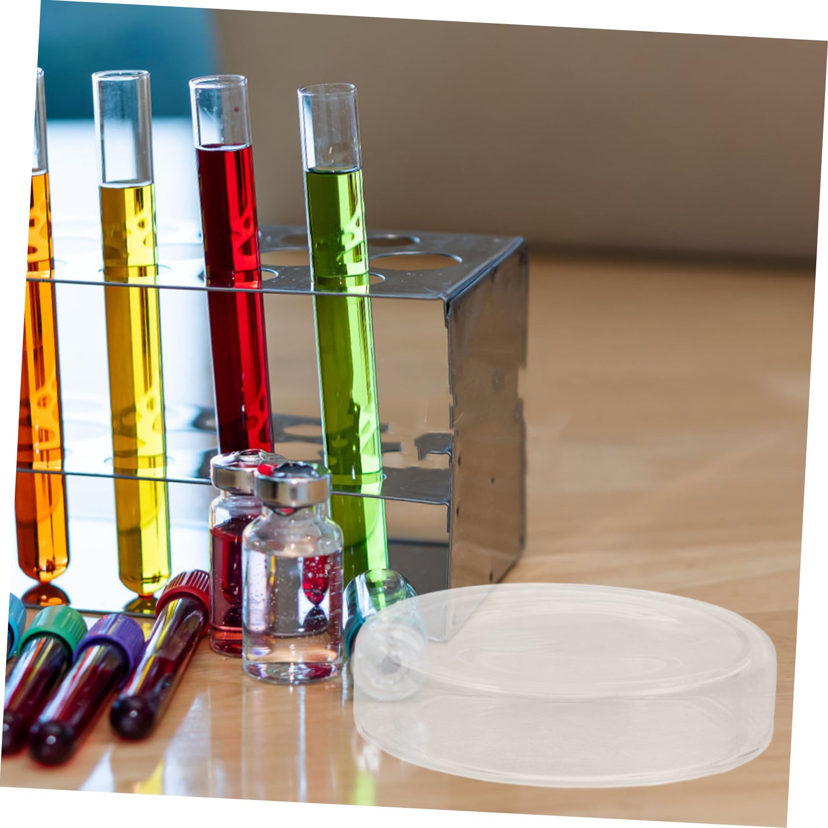 Piastra Di Petri Da Laboratorio Con Coperchio Trasparente Piastre Di Petri Tessuti Cellulari Con Coperchio