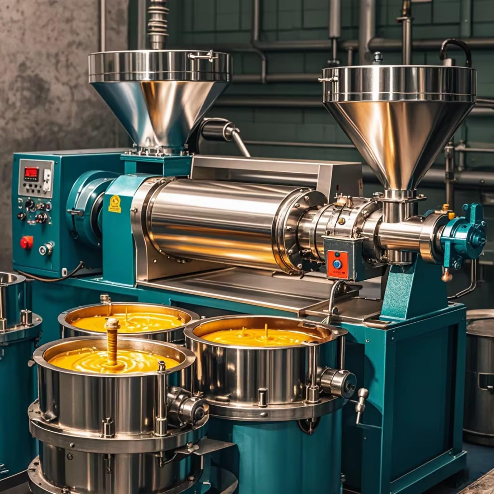 Expulsor industrial de prensa de aceite de tornillo de alta capacidad