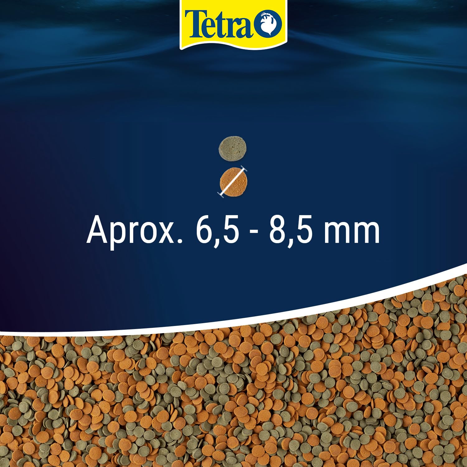 Tetra Wafer Mix – Alimento para todos los peces de fondo (por ejemplo, siluros) y crustáceos, para el crecimiento saludable y la vitalidad, bote de 100ml