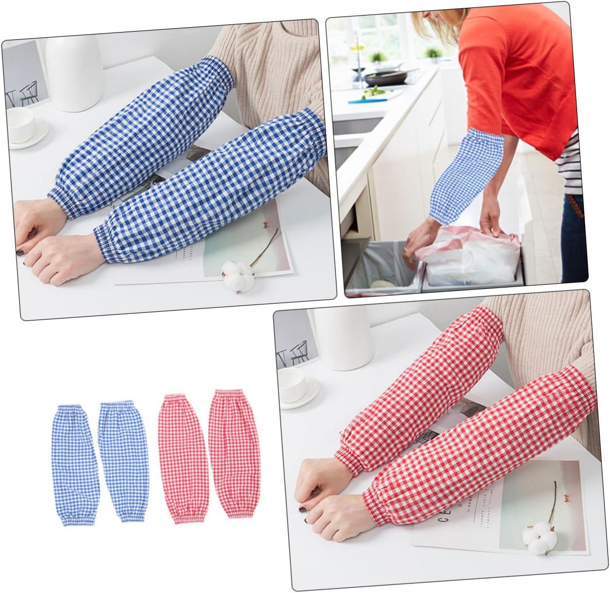 2 Pairs Multi Function Arm Oversleeves Reusable Sleeves Cooking Cleaning Gardening Painting