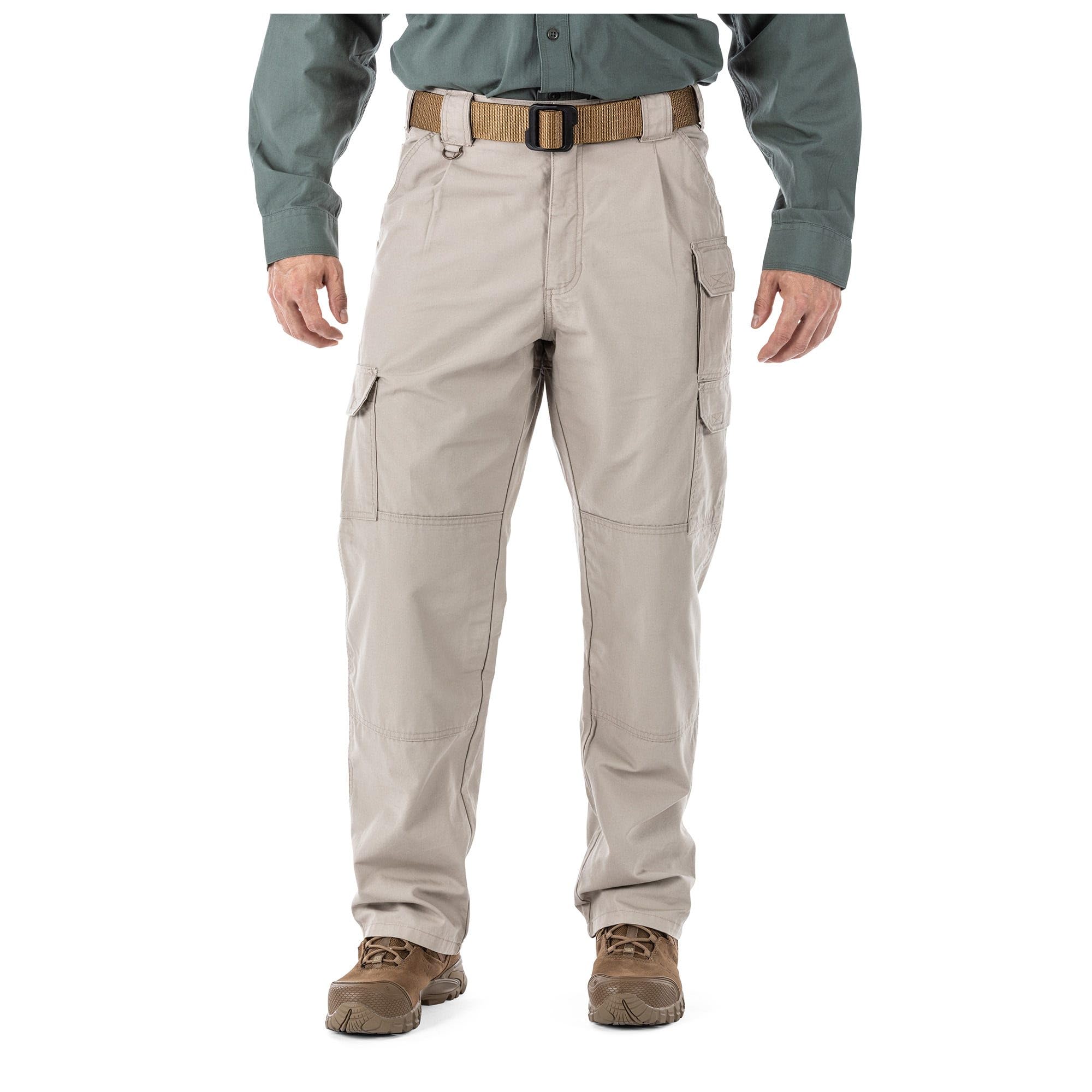 5.11 Tactical Men's Cargo Work Pants, Regular Fit, Cotton Canvas 7 Pockets Pant, Style 74251ABR