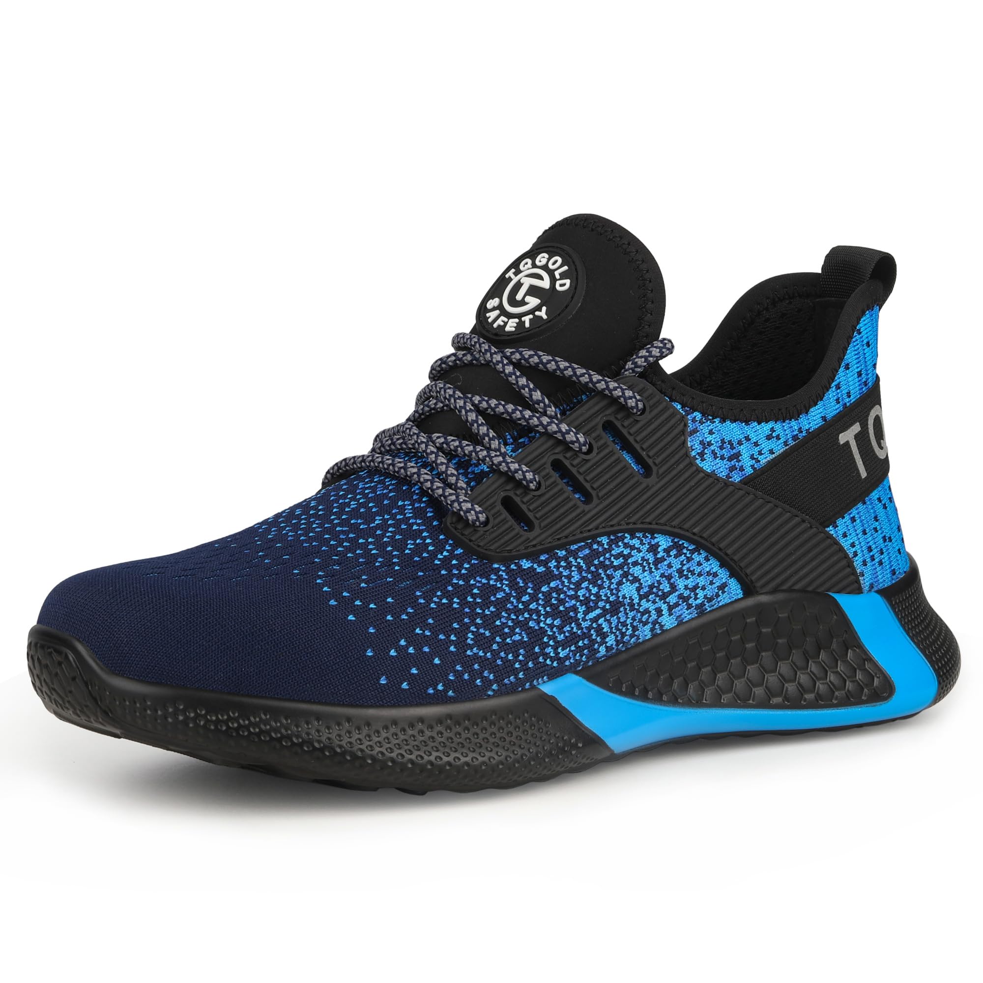 TQGOLD Scarpe Antinfortunistiche Scarpe da Ginnastica Unisex Leggere Antiperforazione Punta in Acciaio Comode Scarpe Sicurezza