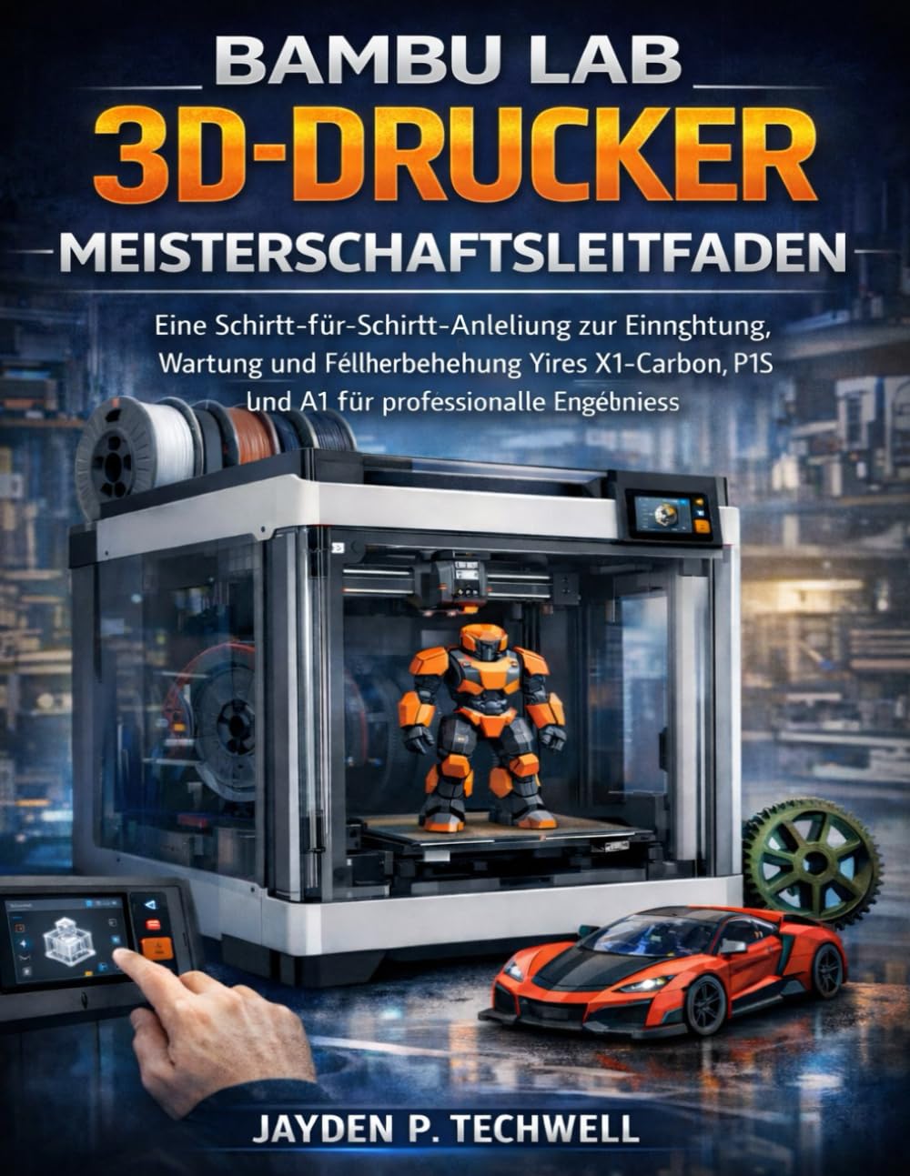 BAMBU LAB 3D-DRUCKER MEISTERSCHAFTSLEITFADEN: Eine Schritt-für-Schritt-Anleitung zur Einrichtung, Wartung und Fehlerbehebung Ihres X1-Carbon, P1S und A1 für professionelle Ergebnisse