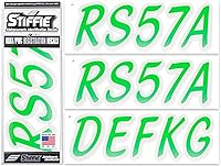 Vista 68 de Stiffie Whipline - Calcomanías de identificación alfanuméricas, adhesivos de números de registro para barcos y embarcaciones personales