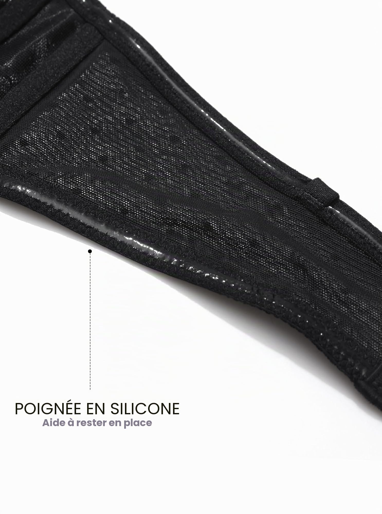 DOBREVA Soutien Gorge Femme sans Bretelles avec Armature Transparent Sexy Bretelle Amovible