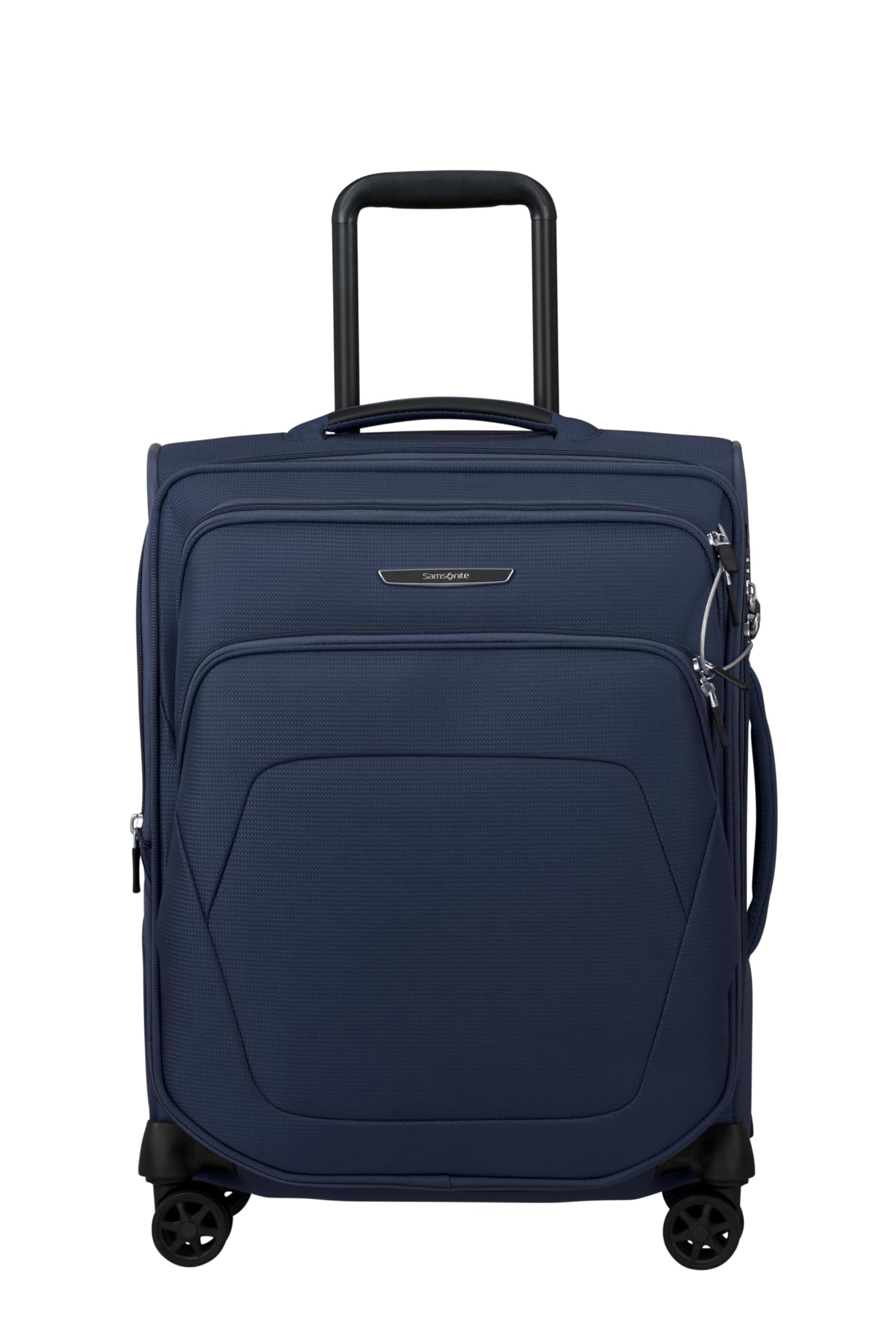 Samsonite Spark SNG Eco - Maleta de Cabina 55 x 40 x 23 cm - Trolley Cabina Blando para EasyJet y la mayoría de Aerolíneas, Expandible, 48/55L - Azul (Midnight Blue)
