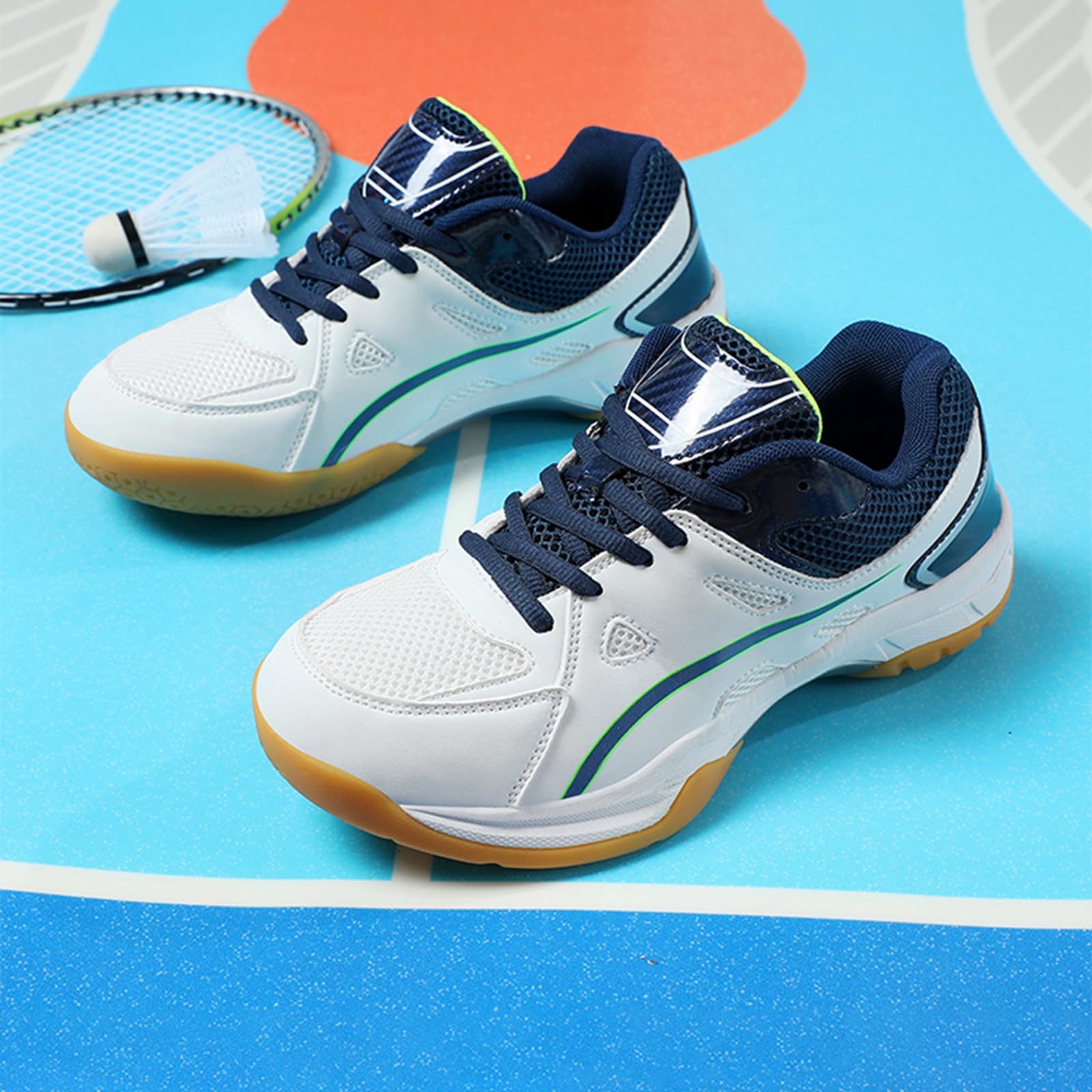 CUTEHEELS Unisex badminton i buty rekreacyjne – oddychające buty sportowe z ochroną palców
