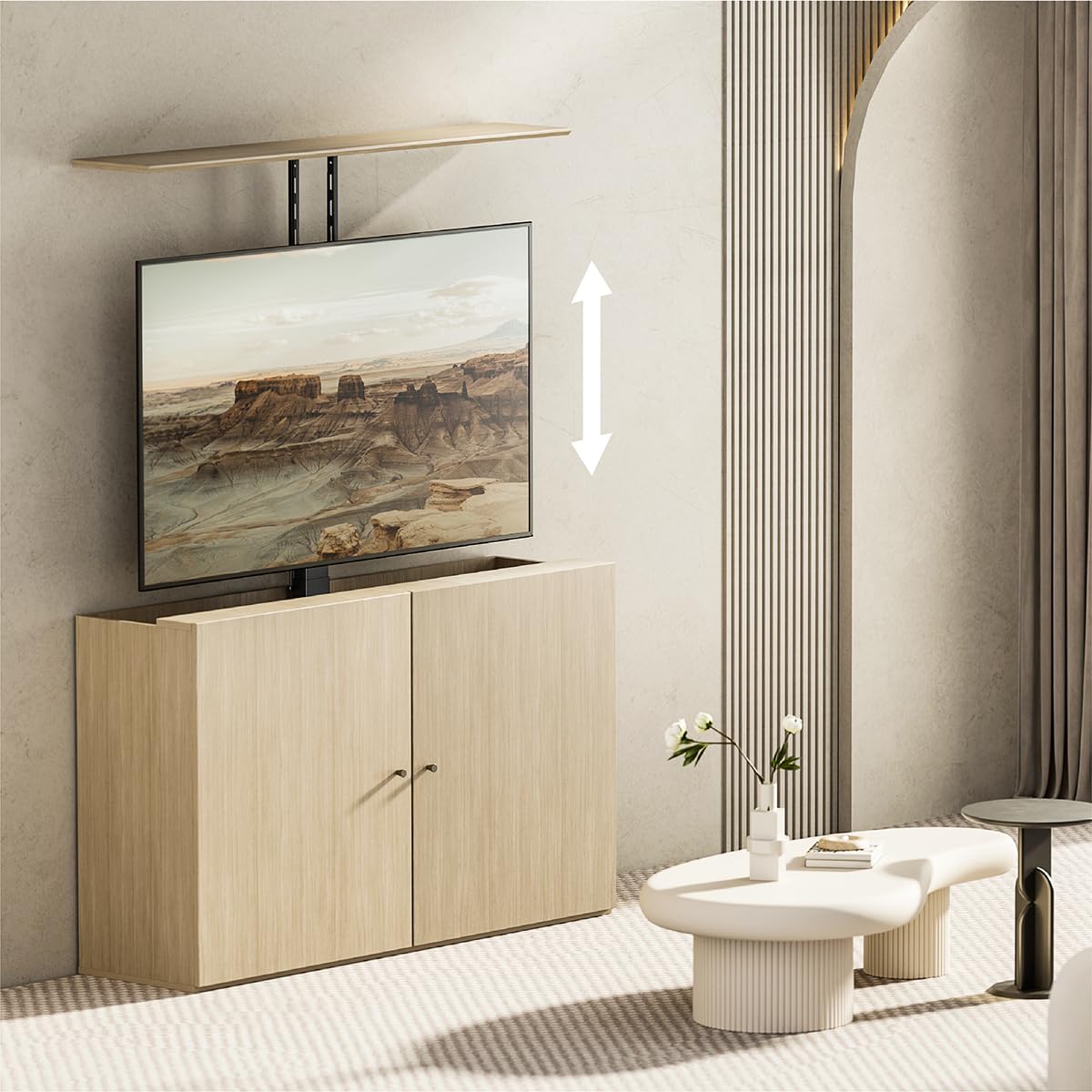 My Wall Supporto da parete TV 43,2 cm (17) - 81,3 cm (32) Controllo app, elettrico motorizzato