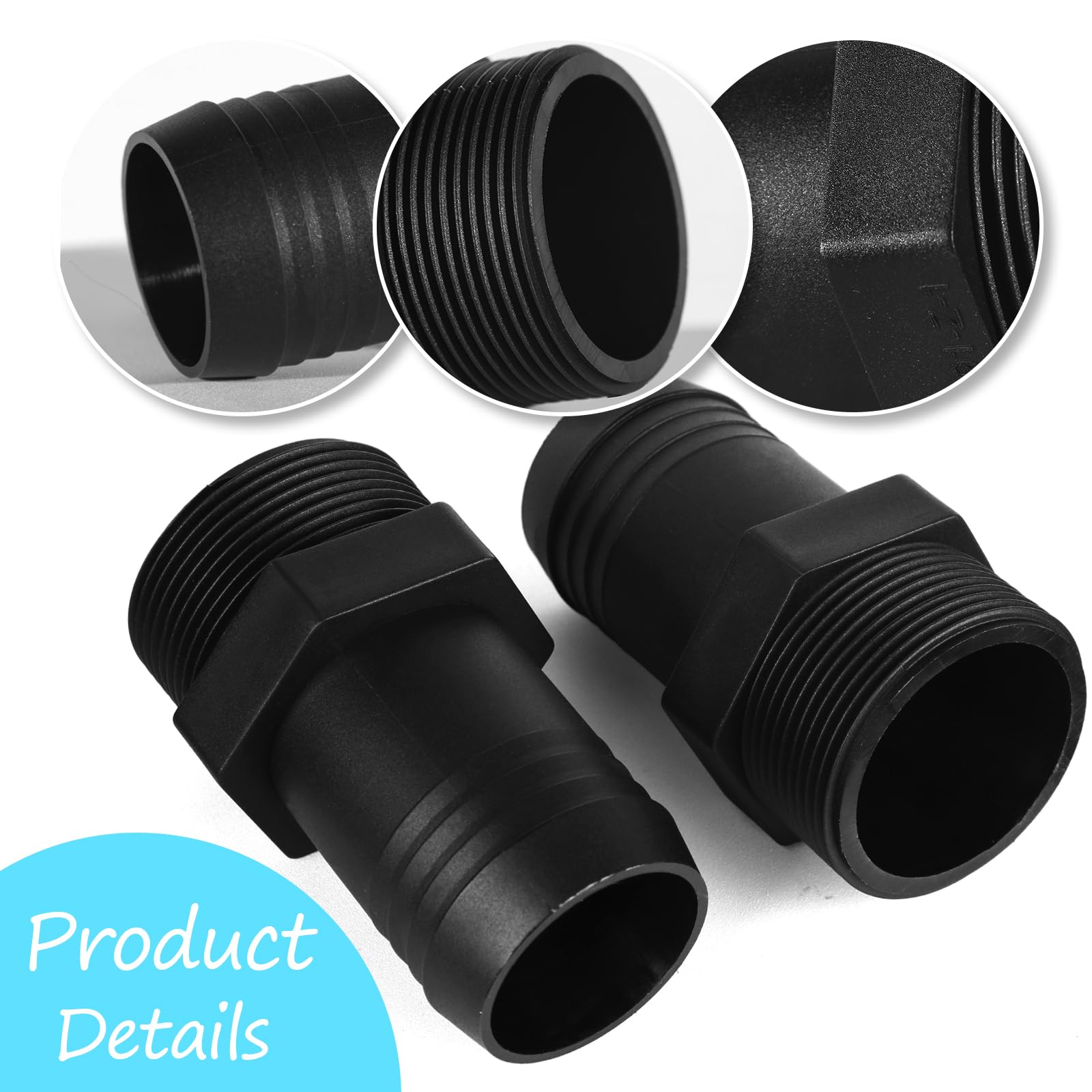 Hayward SPX1091Z2 Schlaucheinsatz-Adapter – 2er Pack, Für Sandfilter S240PAK1, S200PAK1 & Pro Series