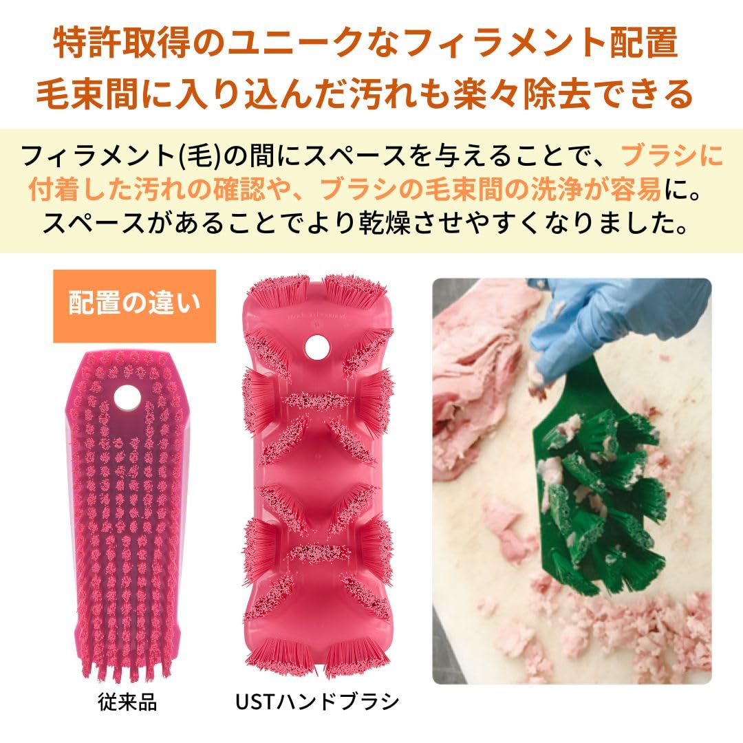 Vikan 38913 UST - Spazzola a mano, 17,5 cm, rigida, blu