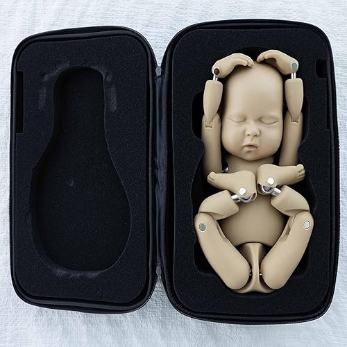 Miniatura 9 de Modelo de bebé de muñeca de plástico de 19.7 in, fotografía realista posando simulación articulada imita juguete de entrenamiento de simulación con