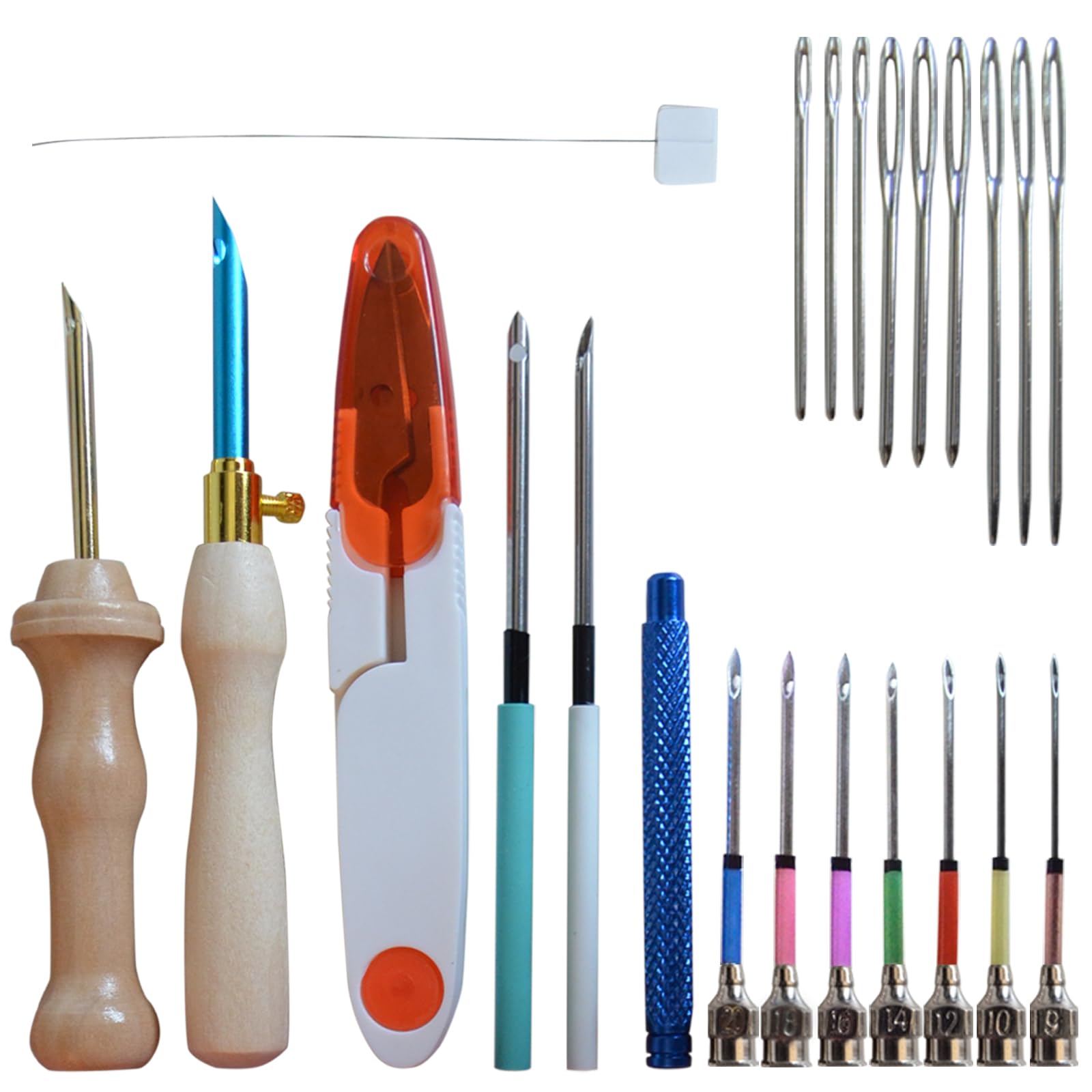 Complete Embroidery Starter Kit 35-Piece Punch Needle Kit For Beginners ...