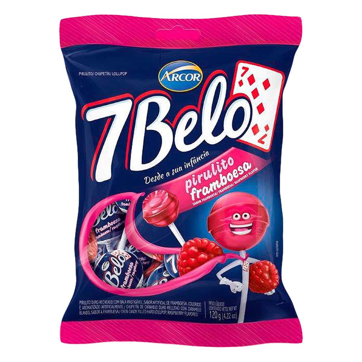 Amazon.com : Arcor - 7 Belo - Hard lollipop Filled With Chew Candy