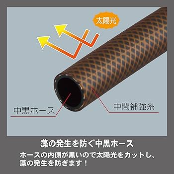 三洋化成 アイアン 散水ホース ブラウン さらさら耐圧ブラウンホース 三洋化成 散水・かん水ホース