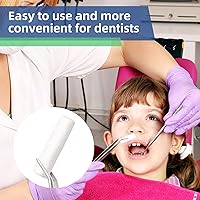 Vista 4 de Annhua 100 PIEZAS Rollos de algodón dental, gasa de algodón, #2 Mediano de 1,5" Tapones nasales de bola de algodón enrollada - 100% Algodón Natural