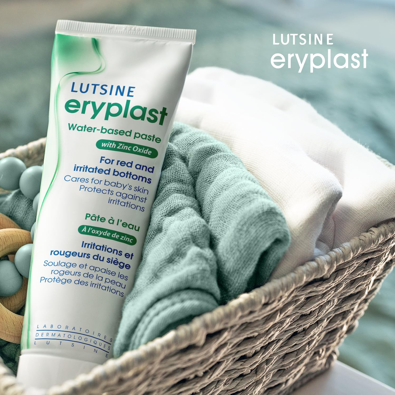 Eryplast Pate a l'eau bebe 75gr - Prévient et traite l'érythème fessier - Creme Change Bebe Soigne, Apaise et Protège les rougeurs du siège - Hypoallergénique, sans parfum. Testé Dermatologiquement