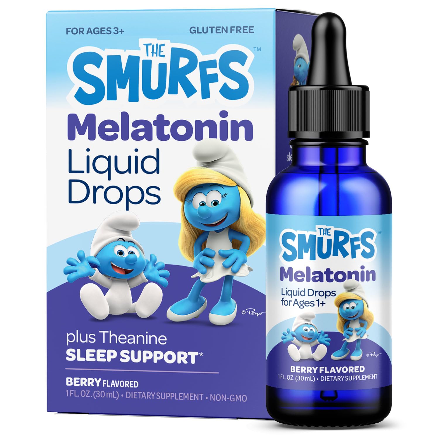 VITABURST Smurfs Liquid Melatonin Drops - sleep supplements | Mubboo