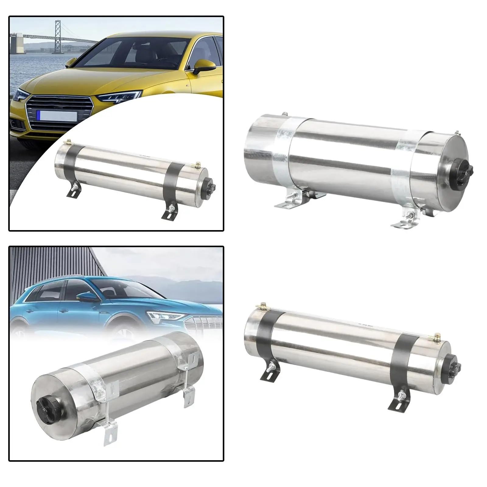 Trwały Zbiornik Płynu Chłodzącego Cylinder ogrzewania postojowego Zbiornik oleju Diesel Benzyna do paliwa samochodów ciężarowych SUV(12L)